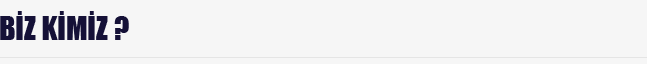 biz kimiz